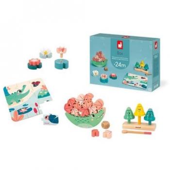 Caja de Juegos para Trabajar la Concentración - Janod 04065 - Para Niños +24 Meses