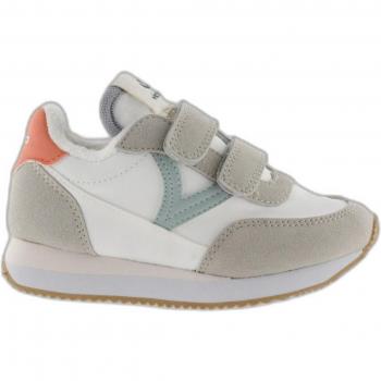 Victoria Astro Kids Nylon Sneakers with Contrast Pieces and Double Velcro Closure 1137100