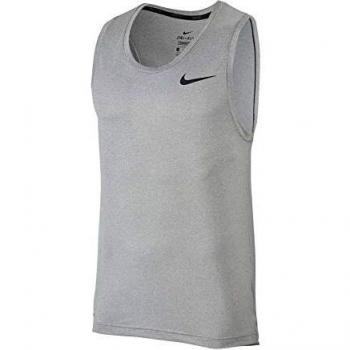 NIKE M NK Top Tank Hpr Dry, Hombre, Smoke Grey/lt Smoke Grey/htr/Black, 3XL