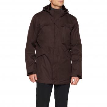 Cmp Anthracite Hooded Zip Parka Jacket for Men 4XL