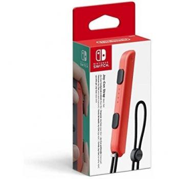 Correa Joy-Con Nintendo Switch - Rojo Neón, Accesorio Original para Controladores
