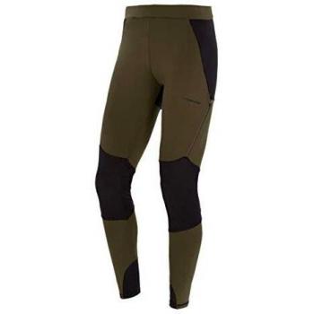TRANGO Pant. Largo Uriah Pantalón Deportivo, Verde Oscuro/Negro, S para Hombre
