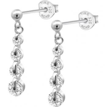 Pendientes Time Road WS03254 Basics de plata para mujer