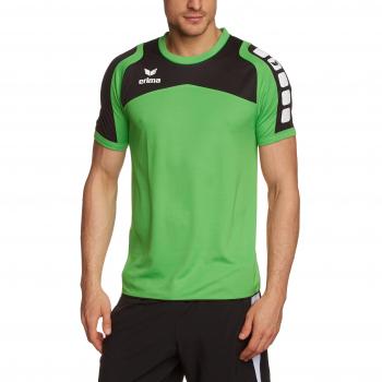 erima Trikot Ferrara - Camiseta de equipación de fútbol para hombre, color verde / negro, talla S