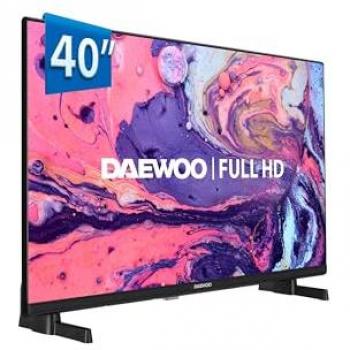 Televisor Smart TV Daewoo 40 LED Full HD 1920x1080, HDR10, Compatible con Alexa y Google, Modo Hotel