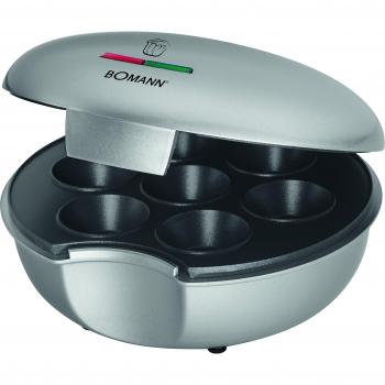 Bomann MM 5020 Máquina de Hacer Donuts o rosquillas, 900 W, Acero Inoxidable, Plateado