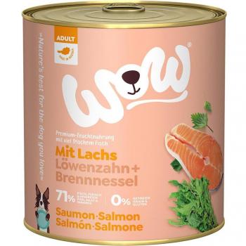 WOW Alimento Húmedo para Perros - Salmón, 6 x 800 g