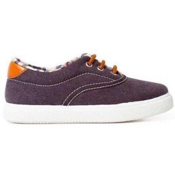 Zapatillas de lona para niños con cordones a contraste - Pisamonas