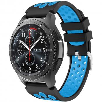 Yayuu Gear S3 Frontier/Classic Correa de Reloj, Reemplazo de Banda de Silicona Suave Deportiva Pulsera de Repuesto para Samsung Galaxy Watch 46mm/Samsung Gear S3/Moto 360 2nd Gen 46mm Smart Watch
