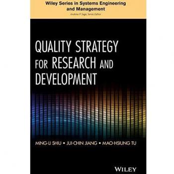 Quality Strategy for Research and Development - Hardcover Edition by John Wiley & Sons, Inc