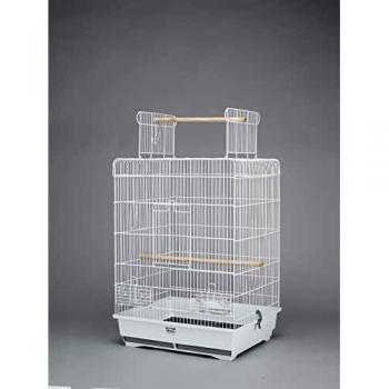 Ibis - Jaula Grande para Pájaros - 47,5x39,5x65,5 cm - Ideal para Aves Robustas - Incluye Puertas Abatibles y Posaderas - Fácil de Desmontar y de Limpiar - Alamber