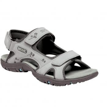 Regatta Women's Haris Lightweight Summer Walking Sandals - Light Steel Granite, Size: UK 7