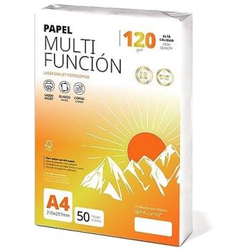 Folios A4 120g, Paquete de 50 Hojas, Papel Multiusos para Impresoras Láser e Inyección, Ideal para Oficina y Material Escolar
