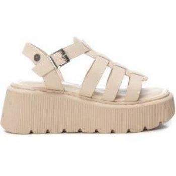 Sandalia Refresh 171862 Beige con Hebilla
