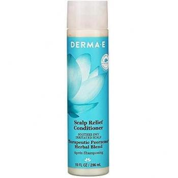 Derma E Scalp Relief Conditioner with Psorzema Herbal Blend, 8 Fluid Ounce