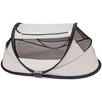 Cama de viaje Deryan BabyBox con mosquitera - Tienda de campaña para bebés - Color crema