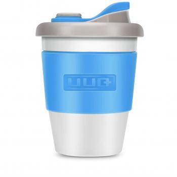 UUQ Mug Café Reutilizable, Taza de Café, Café para Llevar, 12 oz Taza de café con Manga Antideslizante es Apto para lavavajillas y microondas, 340ml