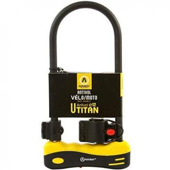 auvray utt320auv Moto candados, 165 x 320, Amarillo