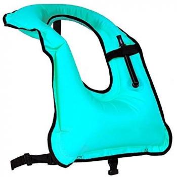 Rrtizan Chaleco de Esnórquel Hinchable Unisex para Buceo, Chaleco de Nadada, Ayuda de la Nadada, Snorkeling, Chaleco de Pesca, Natación