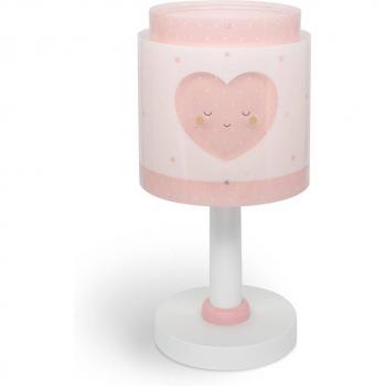 Lámpara de mesa infantil Baby Dreams Corazón rosa