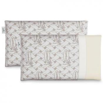 Almohada Viscoelástica Bambú Firmeza Media con Doble Funda, Transpirable, Antiácaros, Termoregulable, Ergonómica, Adaptabilidad, Tejido Stretch