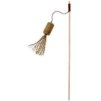 Caña de Pescar con Plumas para Gatos, 41 cm