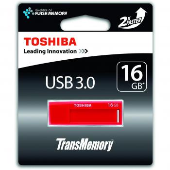 Toshiba THNV16DAIRED(6 - Memoria USB 3.0 de 16 GB, color rojo