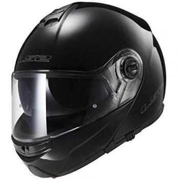 LS2 FF325 Modular Negro Brillo S