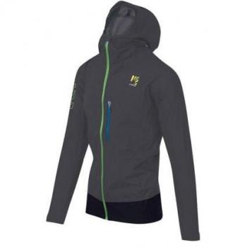 Karpos Lot Rain Waterproof Jacket for Men - Dark Grey/Black
