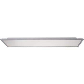 Panel LED Prios Dinvoris CCT 120 cm x 30 cm, moderno, gris, hecho de plástico, para salón y comedor, lámpara de oficina
