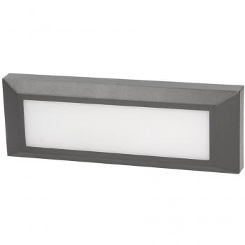 Aplique Pared LED Serie Kuito 4W 3000 - 4000 - 6000K IP65 Gris Antracita
