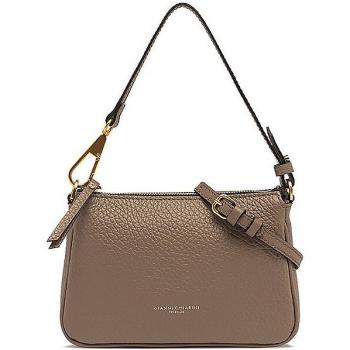 Gianni Chiarini Stylish Beige Leather Mini Crossbody Bag Brooke