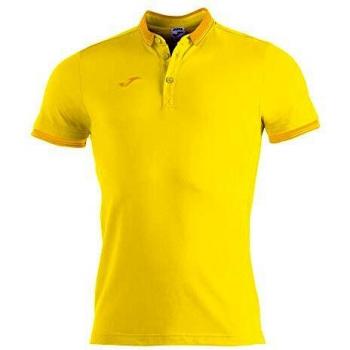 Joma Bali II Men's Short Sleeve Polo Shirt - Yellow, Size XXL