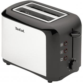 Tefal TT356110 - Tostadora, 850 W, 2 rebanadas, blanco/negro