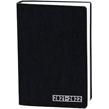 Agenda Escolar Galaxy 12 Meses Diario 10x15cm Multicolor Negro