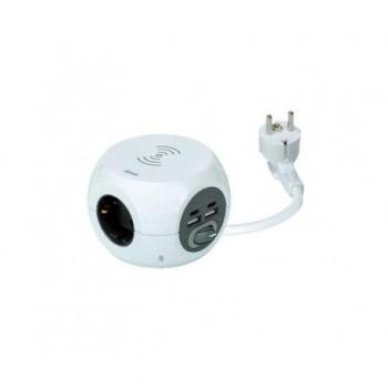 Base Multiple Electrico 4 Usb 3T-Tt Combiball Wireless Simon BL