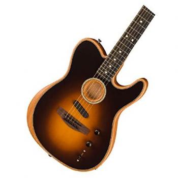 Fender Acoustasonic Player Telecaster Acoustic Electric Guitar with Rosewood Fingerboard in Shadow Burst