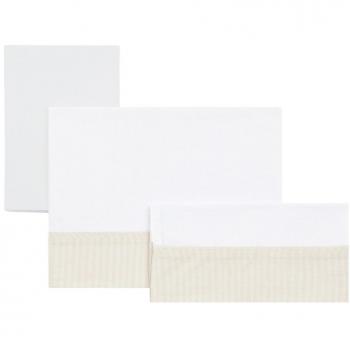 Cambrass Star - Sabana para minicuna, 3 piezas, color beige