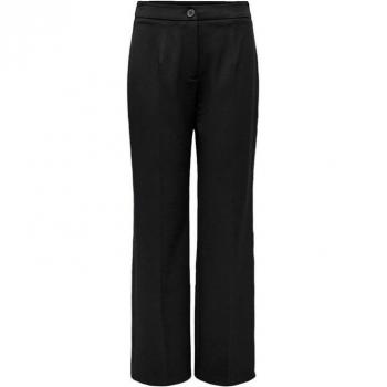 Pantalón recto de tiro alto Only Mia negro para mujer