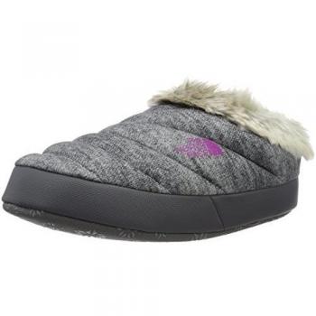 The North Face W Nse Tent Mule Faux Fur II, Mujer Zapatillas de senderismo, Gris / Rosa, talla M