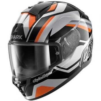 Casco Integral Shark Ridill 2 Apex XL Negro Naranja Plata