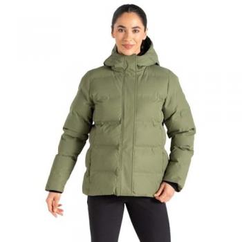 Chaqueta Acolchada con Capucha para Mujer Dare2b Entrusted Verde Olivino Talla 12