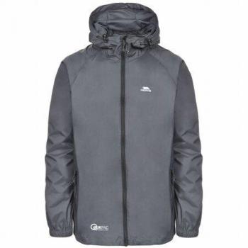 Chaqueta Impermeable Trespass Qikpac Gris XS Mujer