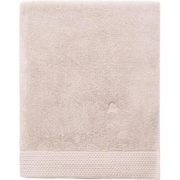 Toalla de baño premium Scalpers Home en algodón 100% de alta calidad, tamaño 90x150cm con logo bordado y diseño exclusivo en color crudo haze