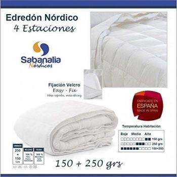 Sabanalia - Edredón nórdico dúo, fibra, 4 estaciones