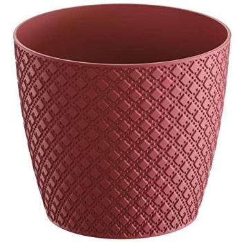 Maceta ORIENT 9L - Alta Capacidad - Diseño Elegante - Resistente a la Intemperie - Color Rosa