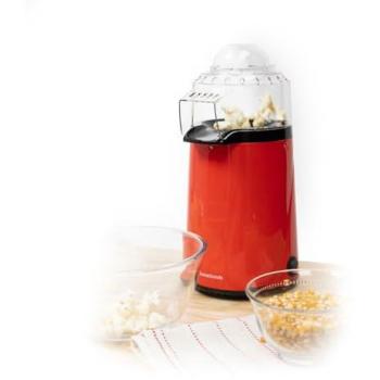 Palomitera de Aire Caliente Popmar InnovaGoods, máquina de palomitas que funciona con aire, cocina rápida sin grasas (2-3 min), temperatura aprox 200 ºC +/- 20 ºC, incluye tapa multiuso