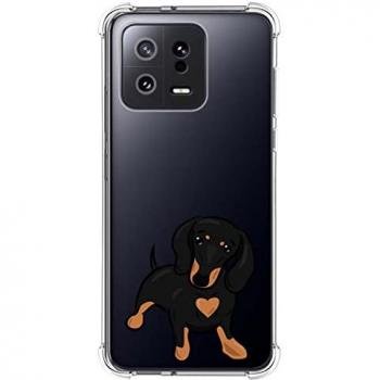 Funda Antigolpes de Silicona para Xiaomi 13 5G con Diseño de Perros 04