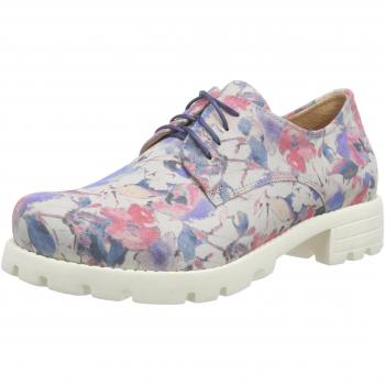 Think Bracca - Zapatos Derby Mujer, Azul - Blau