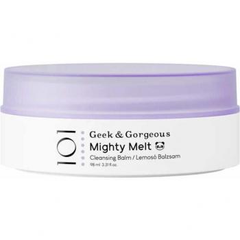Bálsamo limpiador desmaquillante Mighty Melt de Geek & Gorgeous - 98 ml, textura suave, fórmula rica en aceites, elimina maquillaje y suciedad, adecuado para todo tipo de piel